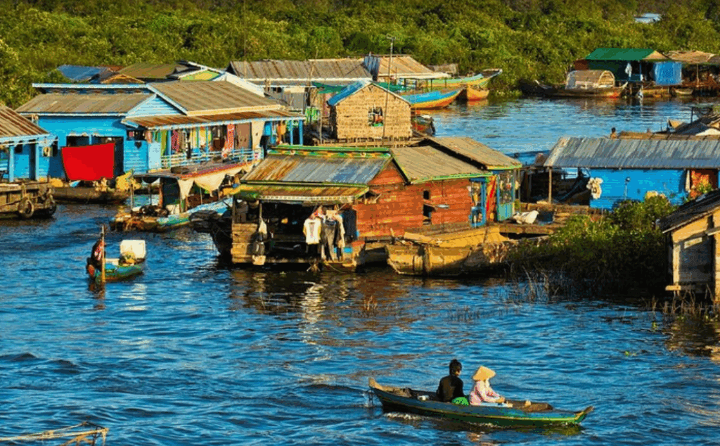 Chong kneas, Tonle sap lake Floating Village